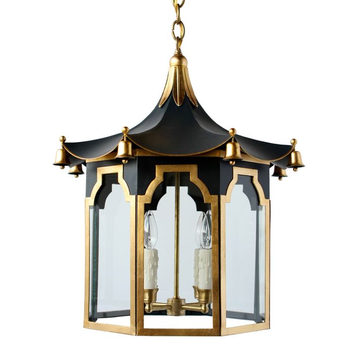 Люстра Pendant Lamp Chinese Pagoda Черный Золотой Люстра Pendant Lamp Chinese Pagoda Черный Золотой в Тюмени | Loft Concept