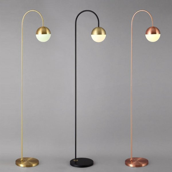 Торшер Cedar & Moss Floor Lamp Медь Латунь Черный Торшер Cedar & Moss Floor Lamp Медь Латунь Черный в Тюмени | Loft Concept