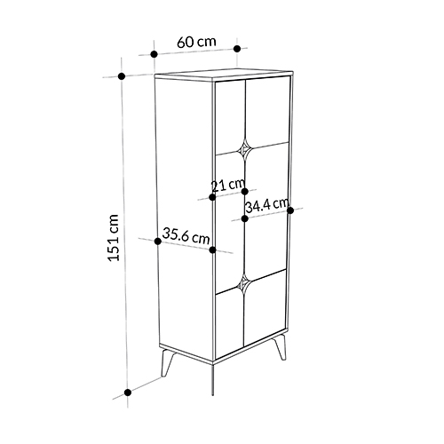 Комод белый с 4-мя дверцами на металлических ножках SPARK MULTIPURPOSE CABINET WHITE Комод белый с 4-мя дверцами на металлических ножках SPARK MULTIPURPOSE CABINET WHITE в Тюмени