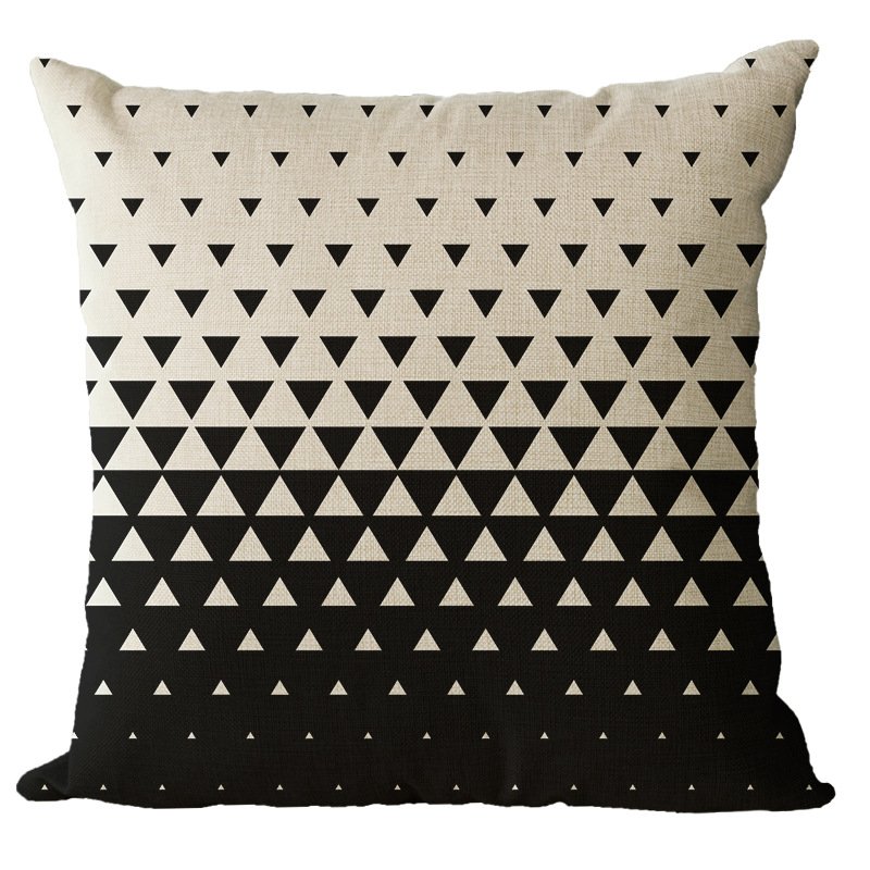 Декоративная подушка Black and White Pattern #7 Декоративная подушка Black and White Pattern #7 в Тюмени | Loft Concept