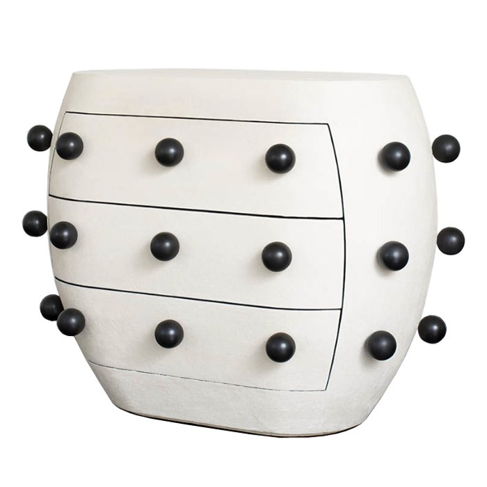Комод Kelly Wearstler POD Commode Молочный Черный Комод Kelly Wearstler POD Commode Молочный Черный в Тюмени | Loft Concept