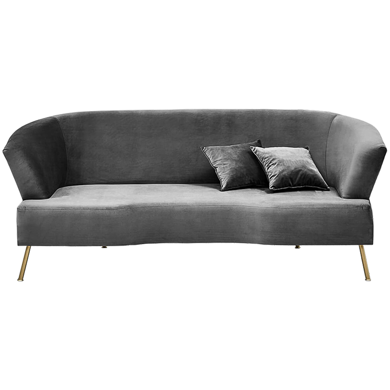 Диван Isis Sofa Gray Серый Золотой в Тюмени | Loft Concept 