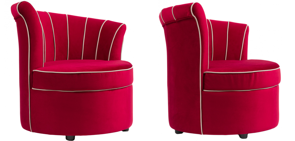 Кресло Curly Backrest Red Кресло Curly Backrest Red - Loft-Concept в Тюмени