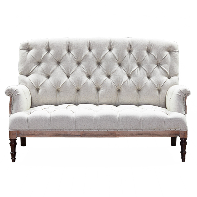 Диван Grace Sofa White Белый Коричневый Диван Grace Sofa White Белый Коричневый в Тюмени | Loft Concept
