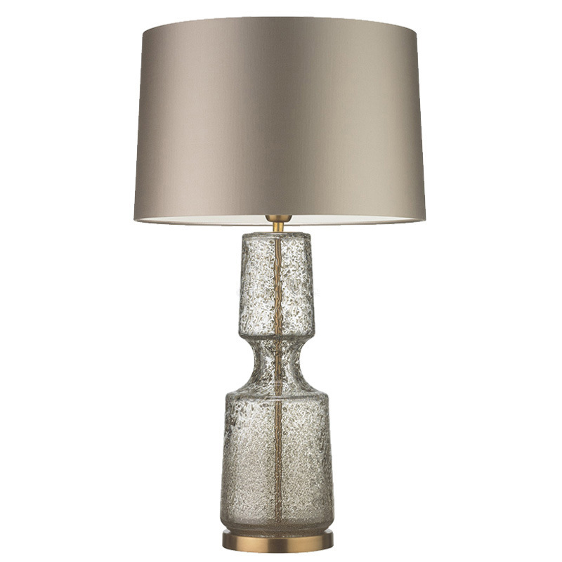 Настольная лампа Antero Antique Table Lamp Бежево-серый Стекло Смок Латунь Настольная лампа Antero Antique Table Lamp Бежево-серый Стекло Смок Латунь в Тюмени | Loft Concept