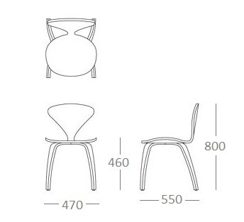 Стул Cherner Side Chair Стул Cherner Side Chair в Тюмени