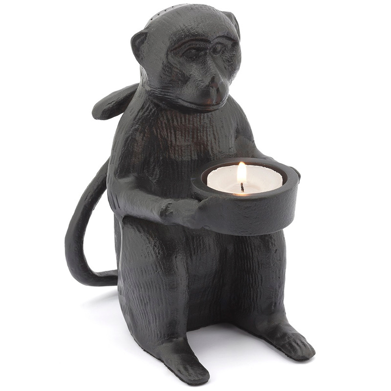 Подсвечник CANDLEHOLDER MONKEY ALLU Черный Подсвечник CANDLEHOLDER MONKEY ALLU Черный в Тюмени | Loft Concept