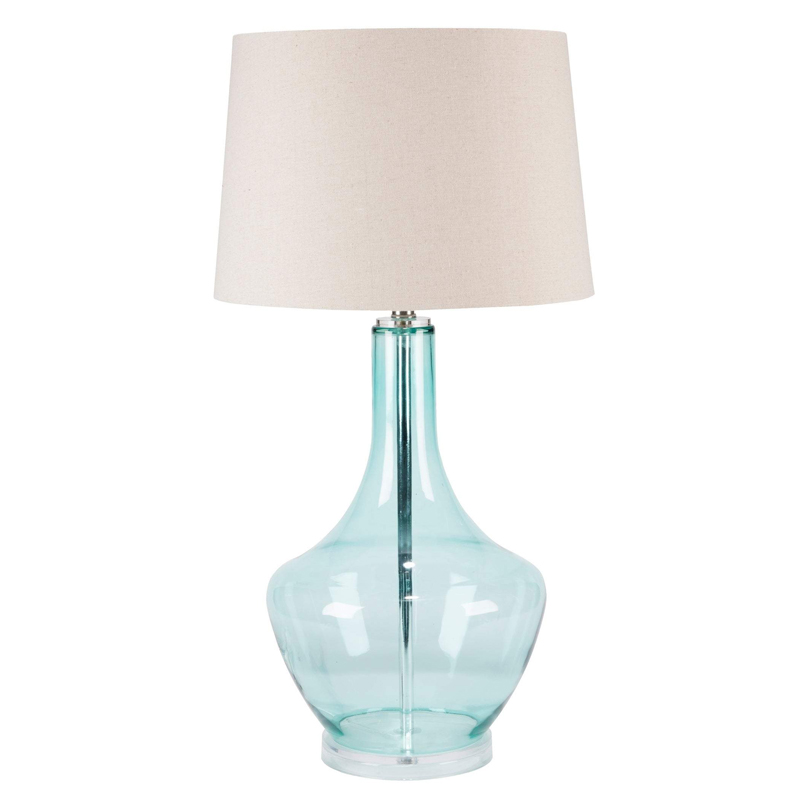 Настольная лампа Fantina Table lamp blue Белый Светло-голубой Настольная лампа Fantina Table lamp blue Белый Светло-голубой в Тюмени | Loft Concept
