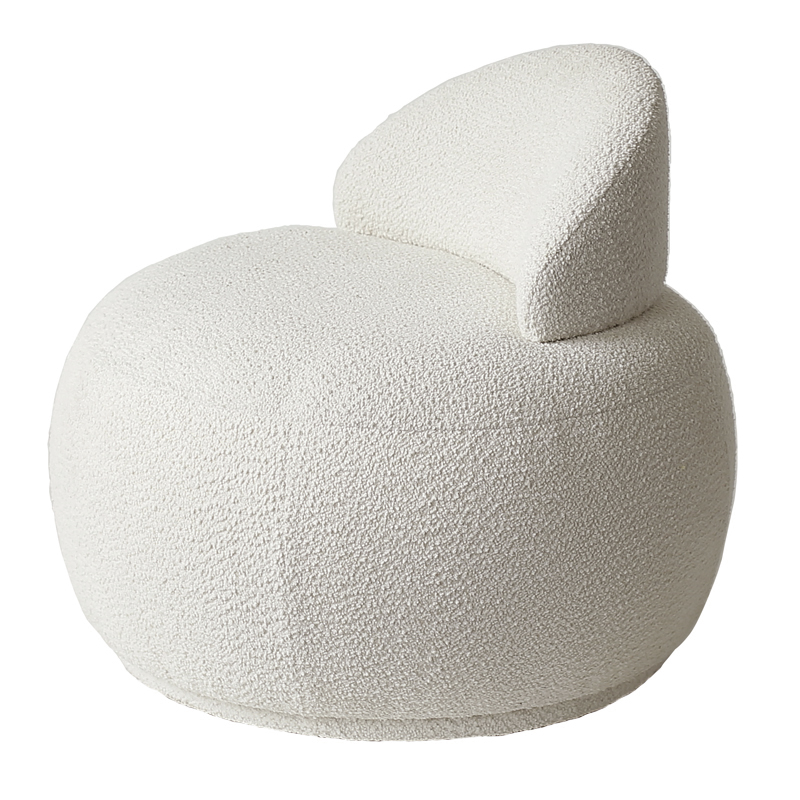 Кресло Boucle Snowball Armchair Белый Кресло Boucle Snowball Armchair Белый в Тюмени | Loft Concept