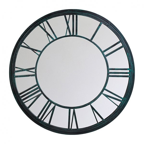 Зеркало настенное Clock Black Antick Черный Зеркало настенное Clock Black Antick Черный в Тюмени | Loft Concept