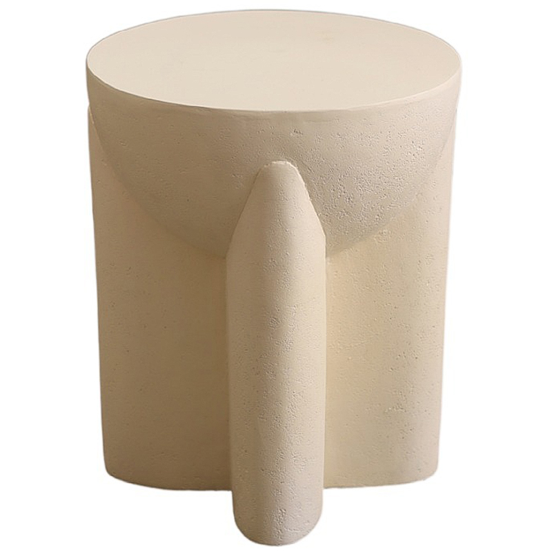 Приставной стол Lava Stone Side Table Полимер Бежевый Приставной стол Lava Stone Side Table Полимер Бежевый в Тюмени | Loft Concept