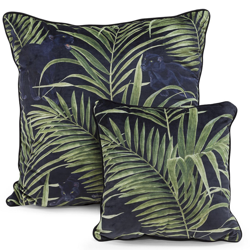 Комплект подушек SET PILLOW ABHIKA black-green Зеленый Черный Комплект подушек SET PILLOW ABHIKA black-green Зеленый Черный в Тюмени | Loft Concept