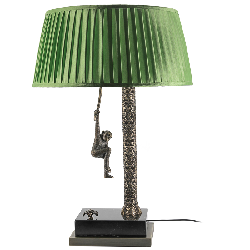 Настольная лампа Джунгли Table Lamp Jungle Green Латунь Античная полированная Черный Мрамор Nero Зеленый Настольная лампа Джунгли Table Lamp Jungle Green Латунь Античная полированная Черный Мрамор Nero Зеленый в Тюмени | Loft Concept
