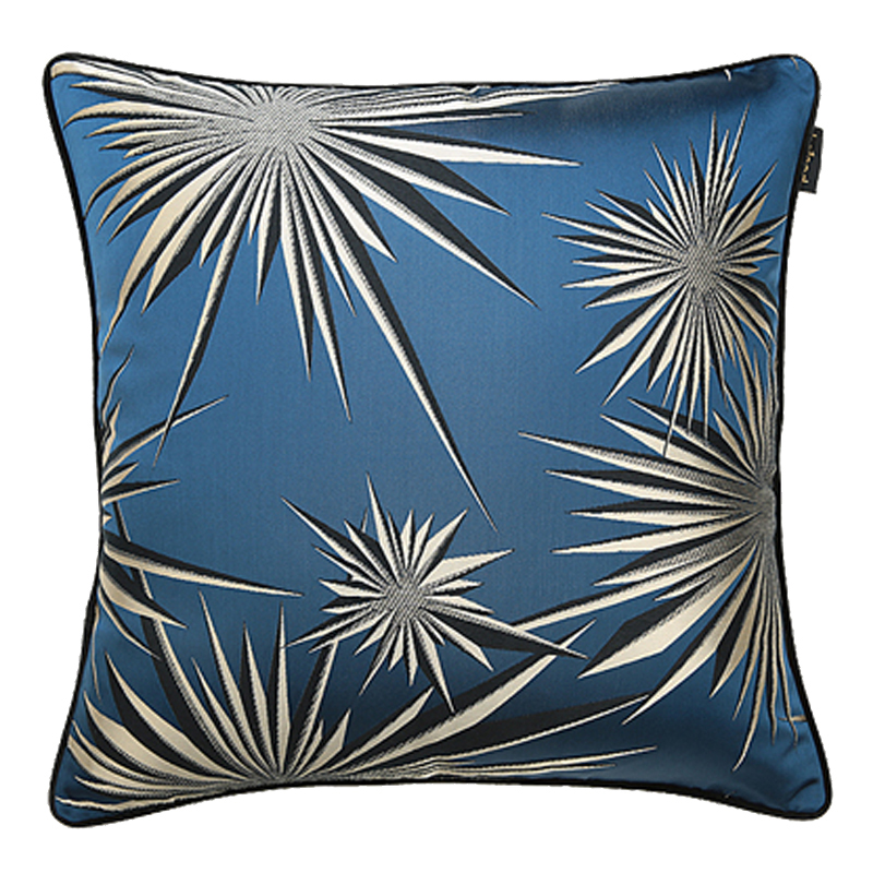 Подушка GOLDEN SUNBURST Jim Thompson Синяя Синий Подушка GOLDEN SUNBURST Jim Thompson Синяя Синий в Тюмени | Loft Concept