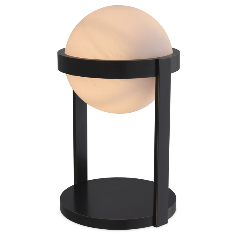 Настольная лампа Eichholtz Table Lamp Hayward Bronze Темная бронза Белое матовое стекло Настольная лампа Eichholtz Table Lamp Hayward Bronze Темная бронза Белое матовое стекло в Тюмени | Loft Concept