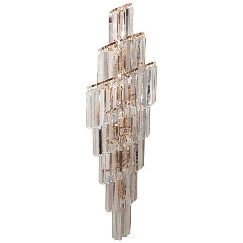 Бра Odeon Cascade Wall Lamp Left Золотой Прозрачное Стекло Бра Odeon Cascade Wall Lamp Left Золотой Прозрачное Стекло в Тюмени | Loft Concept