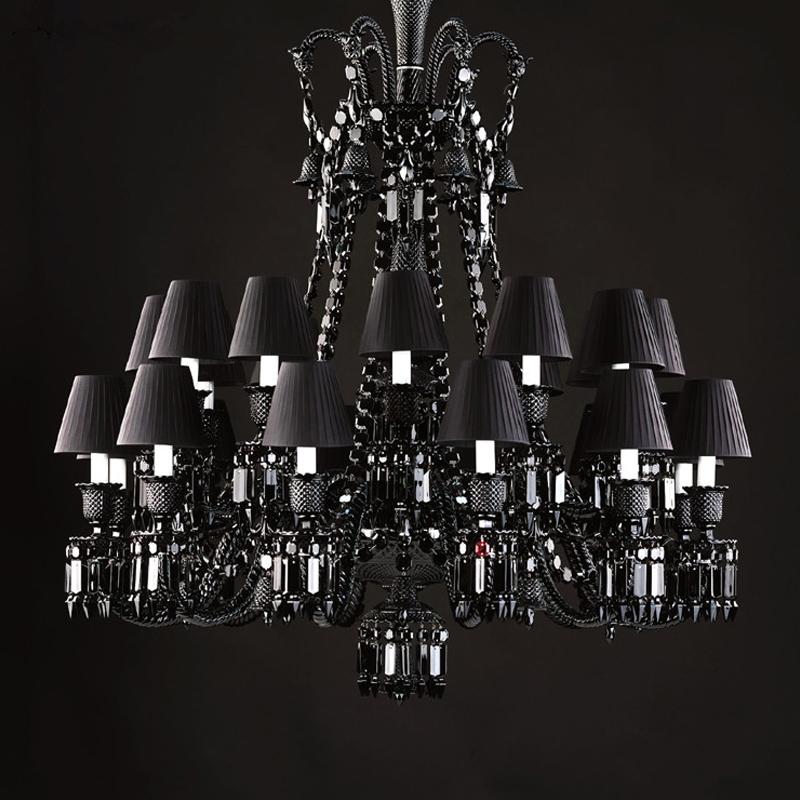 Люстра BACCARAT ZENITH NOIR Chandelier Черный Люстра BACCARAT ZENITH NOIR Chandelier Черный в Тюмени | Loft Concept