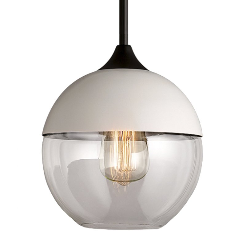 Подвесной светильник Hanglamp zwart glas White III Белый Прозрачное Стекло Подвесной светильник Hanglamp zwart glas White III Белый Прозрачное Стекло в Тюмени | Loft Concept
