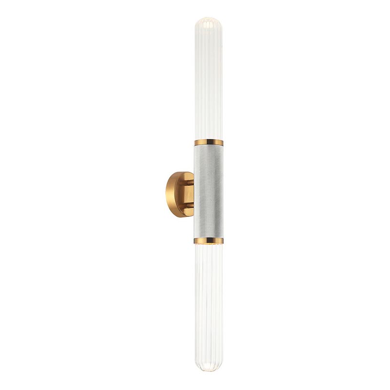 Бра Grover Chrome Transparent Wall Lamp Прозрачное Стекло Хром Глянцевое золото Бра Grover Chrome Transparent Wall Lamp Прозрачное Стекло Хром Глянцевое золото в Тюмени | Loft Concept