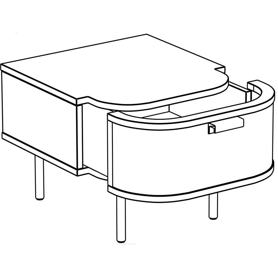 Тумба Ankio bedside table Тумба Ankio bedside table в Тюмени