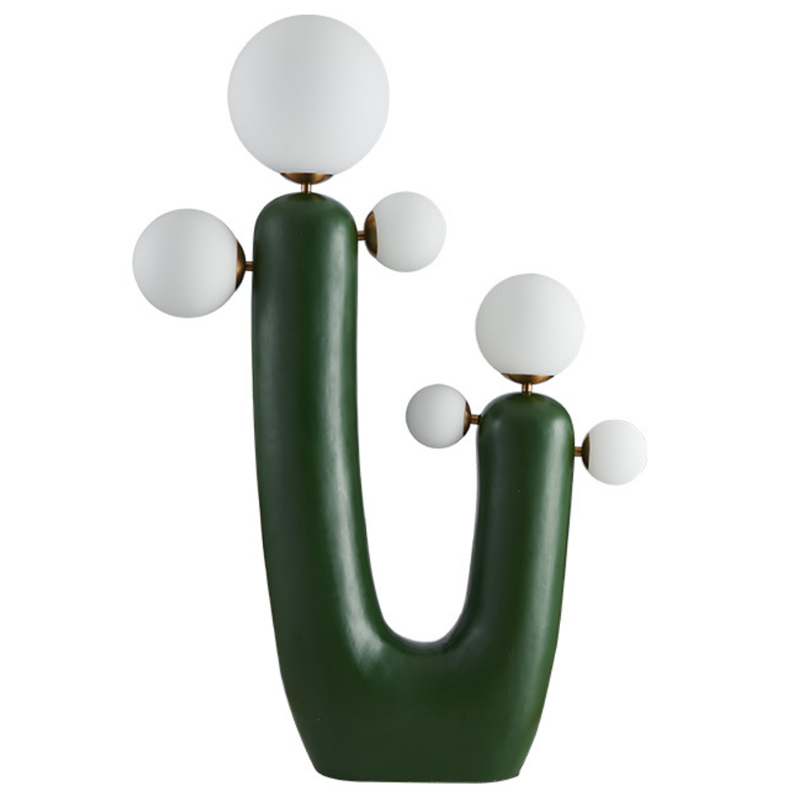 Торшер Oo Flor Lamp Green Белое матовое стекло Зеленый Торшер Oo Flor Lamp Green Белое матовое стекло Зеленый в Тюмени | Loft Concept