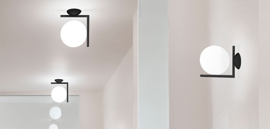 Бра Flos IC Lights C/W Black - Loft-Concept в Тюмени