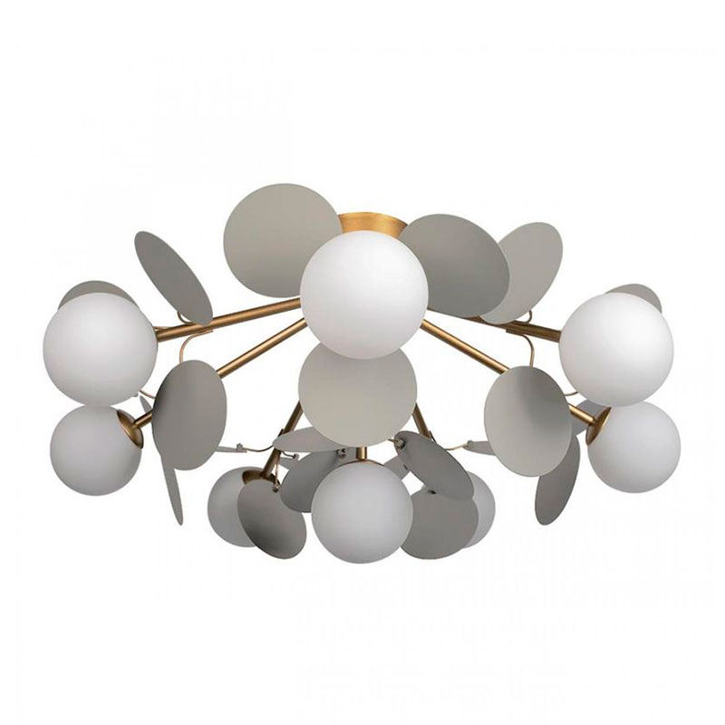 Потолочный светильник MATISSE Chandelier Aster Gray Белый Золотой Серый Потолочный светильник MATISSE Chandelier Aster Gray Белый Золотой Серый в Тюмени | Loft Concept