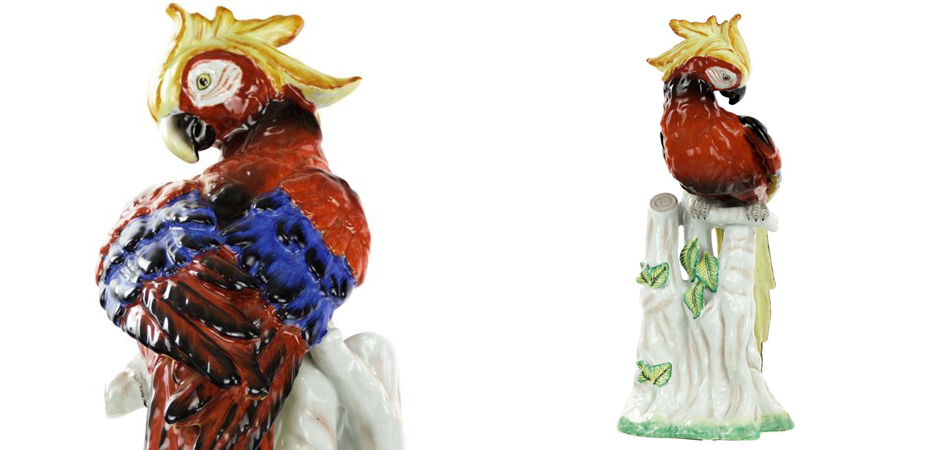 Статуэтка Porcelain Red Parrot Статуэтка Porcelain Red Parrot - Loft-Concept в Тюмени