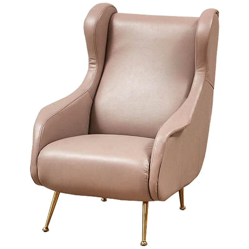 Кресло Gastone Chair Дымчатая Роза Золотой Кресло Gastone Chair Дымчатая Роза Золотой в Тюмени | Loft Concept