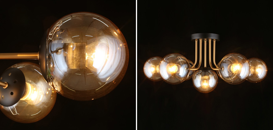 Потолочный светильник Smoky Sphere Потолочный светильник Smoky Sphere - Loft-Concept в Тюмени