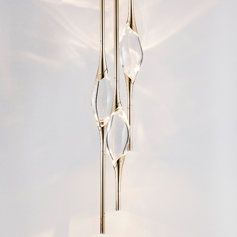 Подвесной светильник 12 Round Chandelier Gold Глянцевое золото Прозрачный Подвесной светильник 12 Round Chandelier Gold Глянцевое золото Прозрачный в Тюмени | Loft Concept