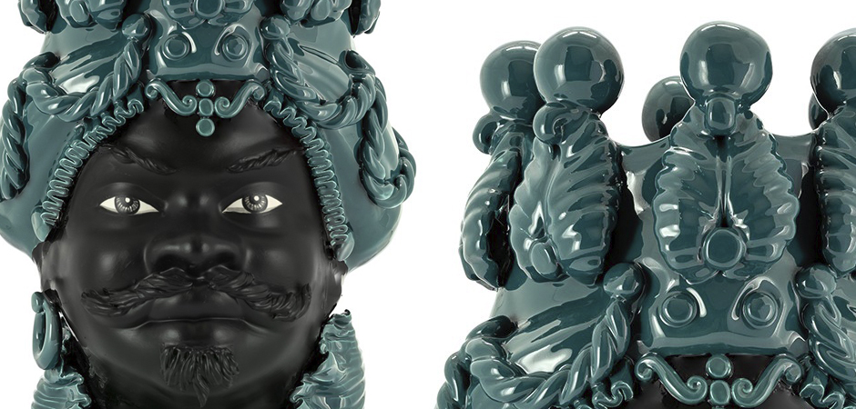 Ваза VASE MORO BIG MAN SIMPLY MAT dark turquoise Ваза VASE MORO BIG MAN SIMPLY MAT dark turquoise - Loft-Concept в Тюмени