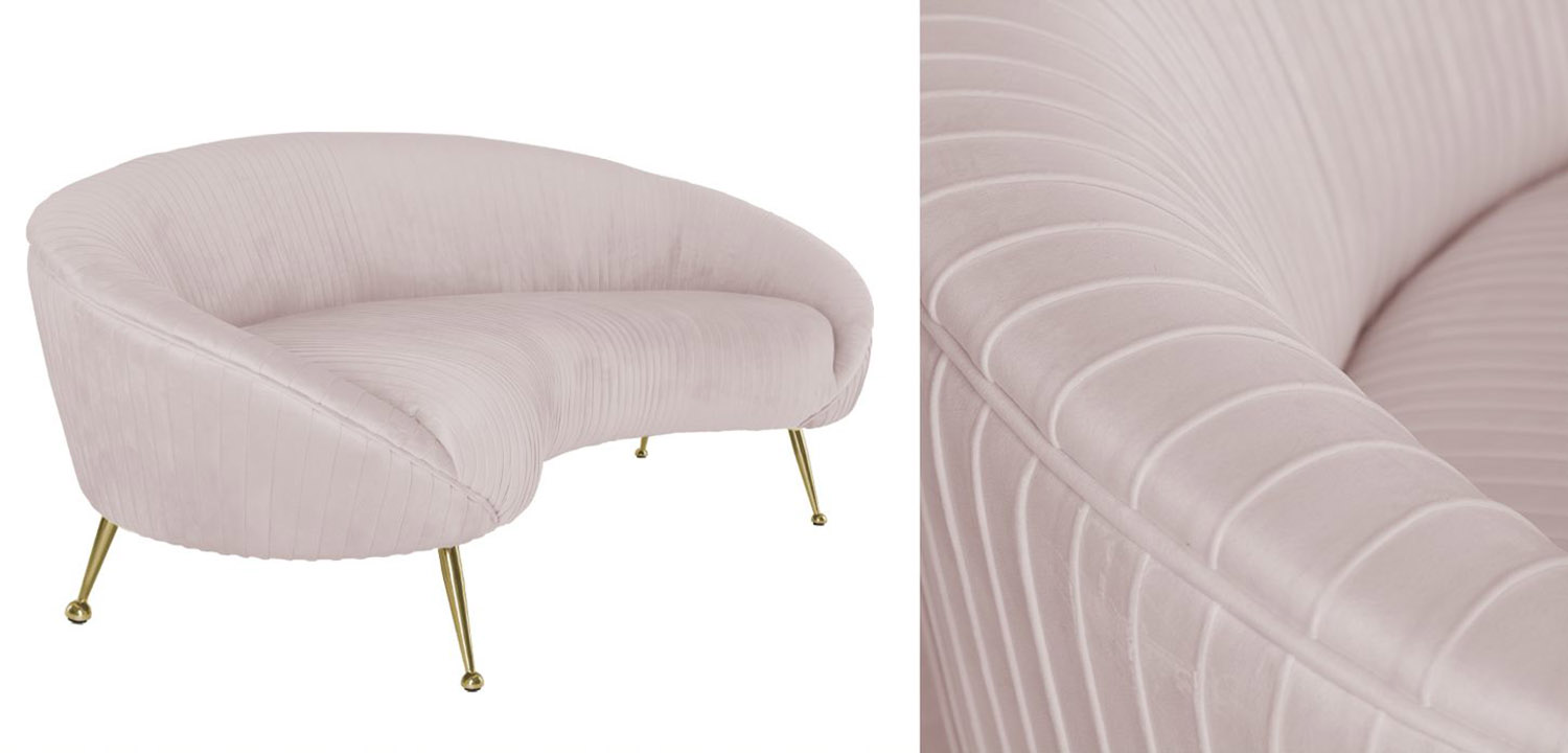 Диван Pebernat Lounge Sofa light pink - фото