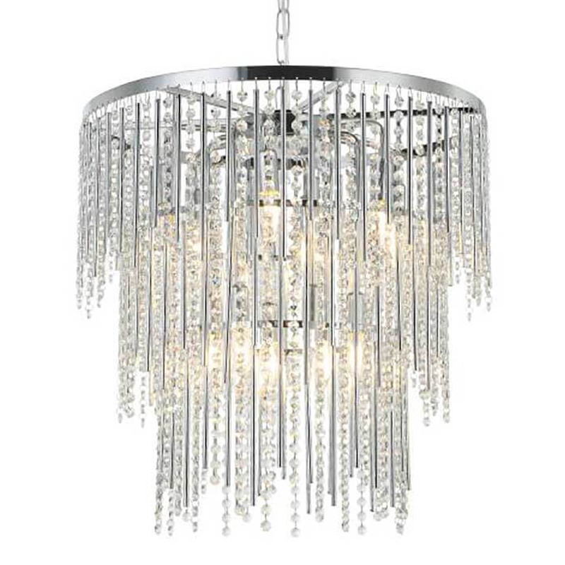 Люстра Crystal Wind Chimes Chrome Chandelier Хром Прозрачный Люстра Crystal Wind Chimes Chrome Chandelier Хром Прозрачный в Тюмени | Loft Concept