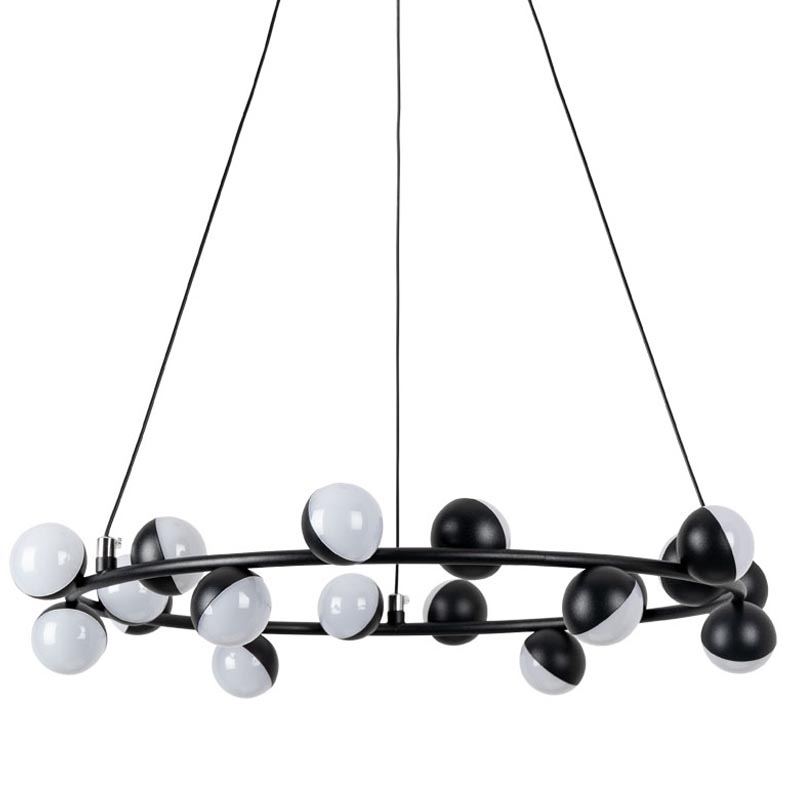 Люстра Vilelme Chandelier black 50 Черный Люстра Vilelme Chandelier black 50 Черный в Тюмени | Loft Concept
