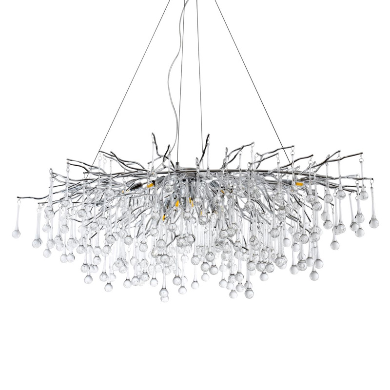 Люстра Большая Eucalyptus Silver Серебряный Люстра Большая Eucalyptus Silver Серебряный в Тюмени | Loft Concept