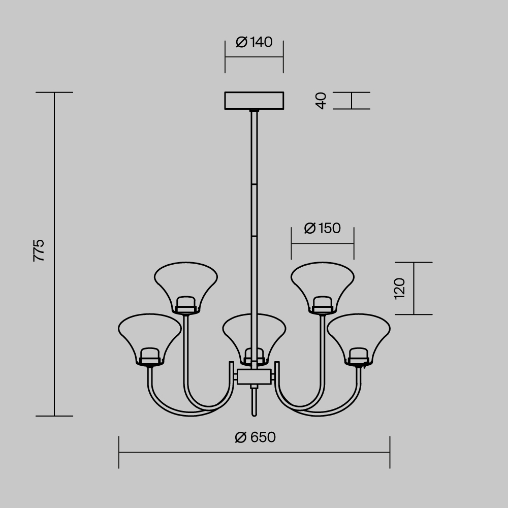 Люстра подвесная Dynasty 3000К в Тюмени