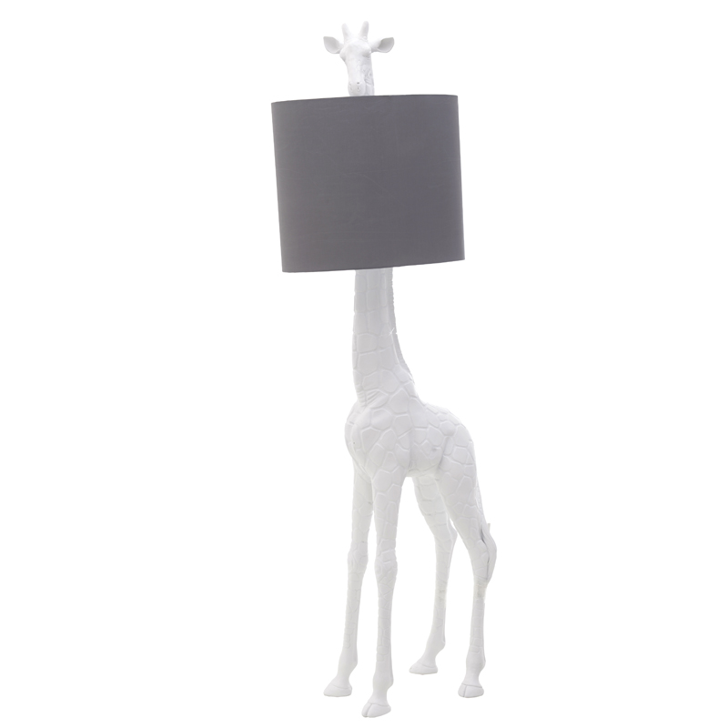 Торшер White Giraffe Floor lamp Белый Серый Торшер White Giraffe Floor lamp Белый Серый в Тюмени | Loft Concept
