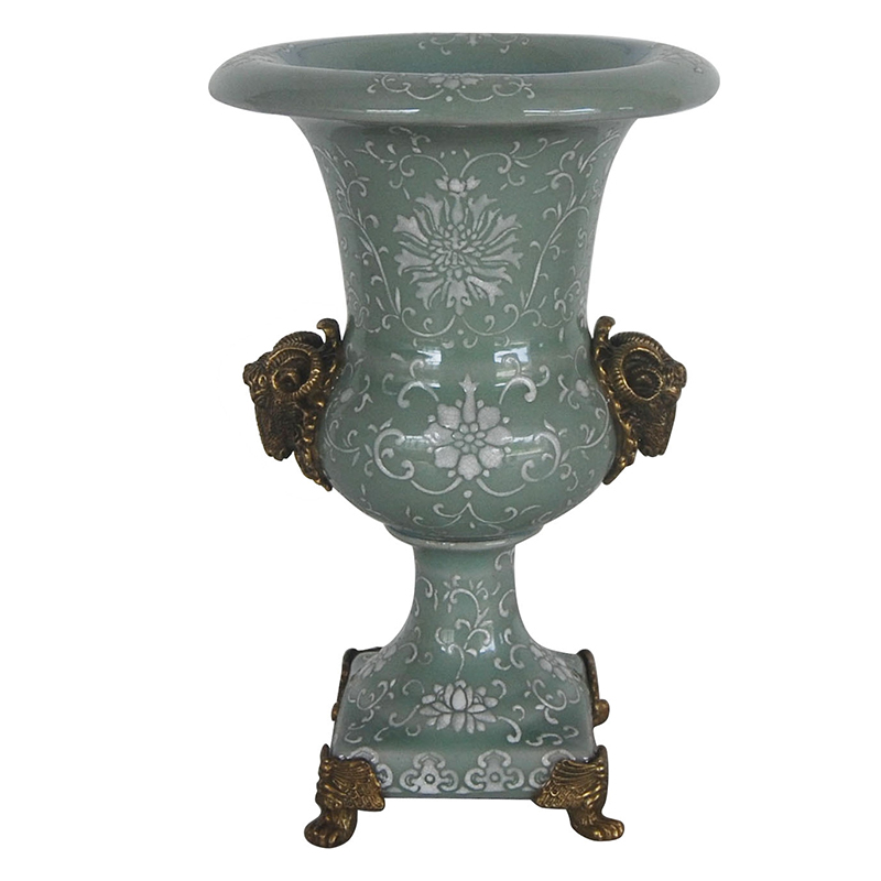 Ваза Bronze Aries Gray Vase Бронза Серый Ваза Bronze Aries Gray Vase Бронза Серый в Тюмени | Loft Concept