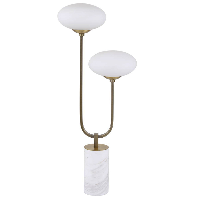 Oval Balls Mushrooms Table Lamp Brass Латунь Прозрачный белый Oval Balls Mushrooms Table Lamp Brass Латунь Прозрачный белый в Тюмени | Loft Concept