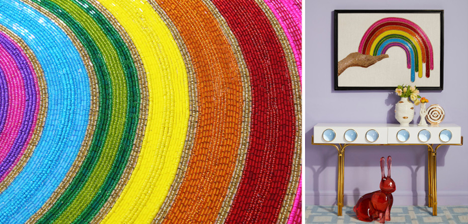 Панно Jonathan Adler RAINBOW BEADED WALL ART Панно Jonathan Adler RAINBOW BEADED WALL ART - Loft-Concept в Тюмени