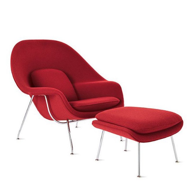 Кресло Womb Chair and Ottoman Кресло Womb Chair and Ottoman в Тюмени | Loft Concept