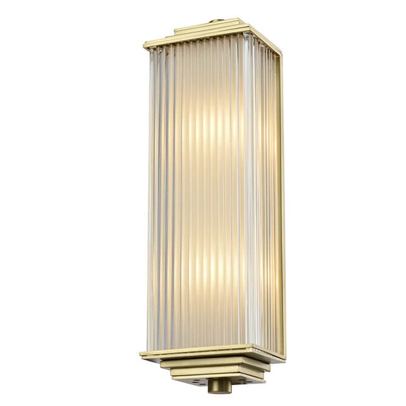 Бра Brion Glass Rectangle Wall Lamp Brass Латунь Прозрачный (Transparent) Бра Brion Glass Rectangle Wall Lamp Brass Латунь Прозрачный (Transparent) в Тюмени | Loft Concept