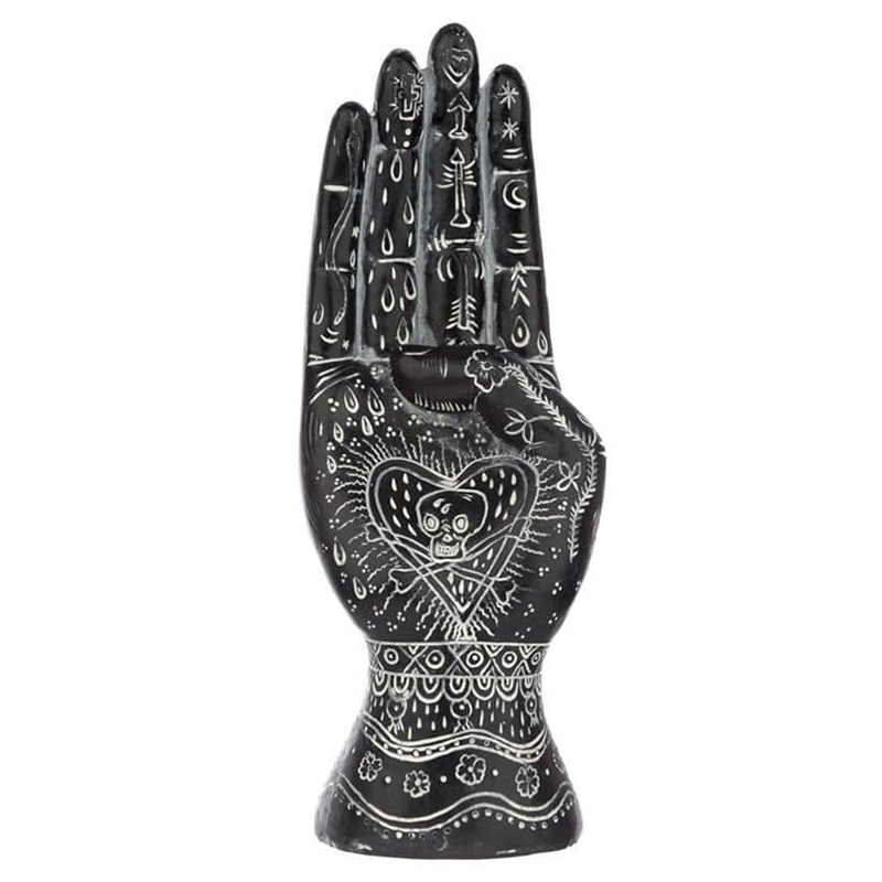 Статуэтка Mantic Hand Черный Белый Статуэтка Mantic Hand Черный Белый в Тюмени | Loft Concept