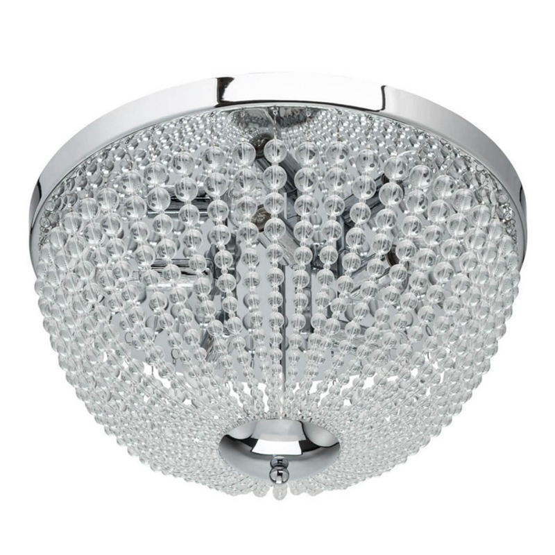 Потолочный светильник Virginia Clear Beads ceiling Chrome S Хром Прозрачное Стекло Потолочный светильник Virginia Clear Beads ceiling Chrome S Хром Прозрачное Стекло в Тюмени | Loft Concept