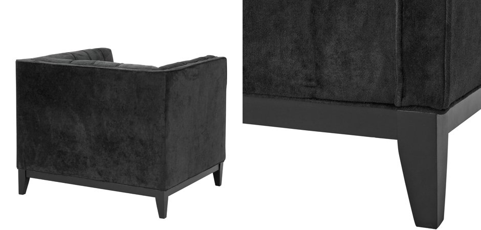 Кресло Eichholtz Chair Aldgate Black Кресло Eichholtz Chair Aldgate Black - Loft-Concept в Тюмени