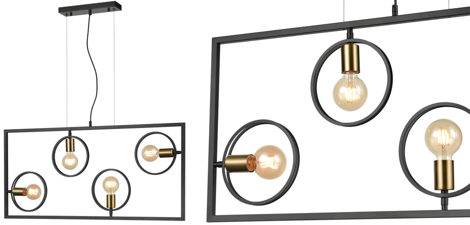 Люстра Loft Rings Ligh 4 Люстра Loft Rings Ligh 4 - Loft-Concept в Тюмени