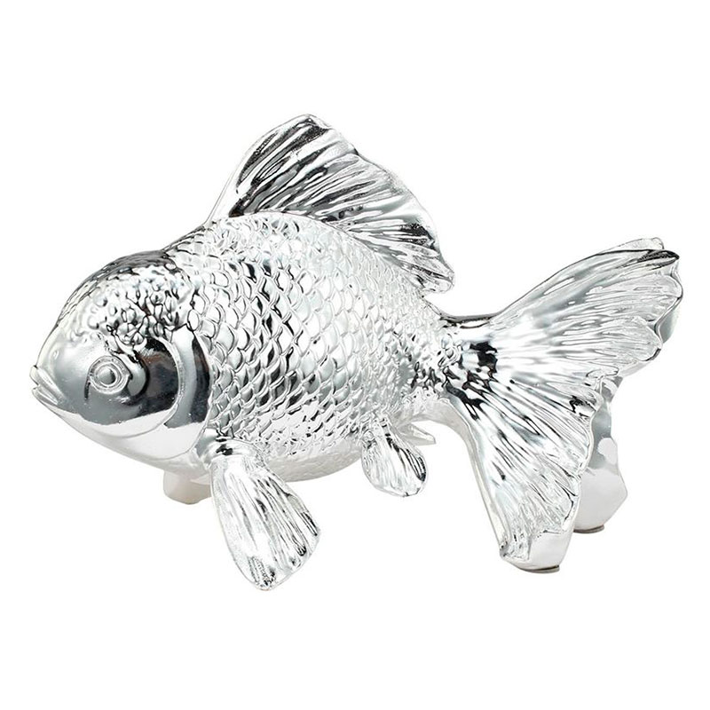 Статуэтка серебряная рыбка Fish Серебряный Статуэтка серебряная рыбка Fish Серебряный в Тюмени | Loft Concept