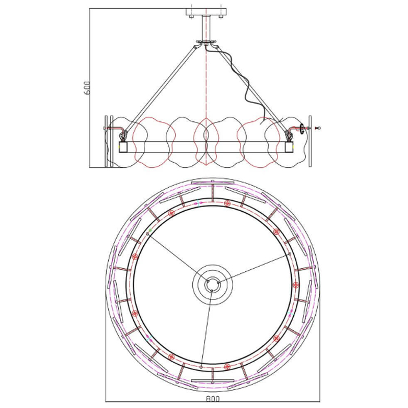 Люстра Мрамор Lucretia Marble Round Chandelier 80 см Люстра Мрамор Lucretia Marble Round Chandelier 80 см в Тюмени