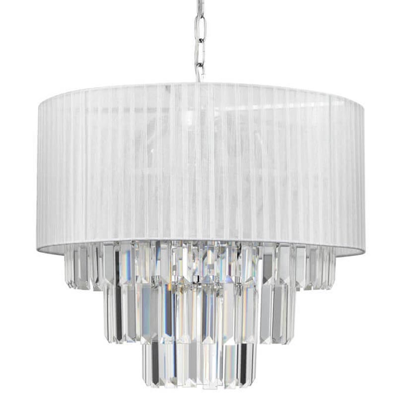 Люстра Laurella Chandelier Прозрачный (Transparent) Хром Люстра Laurella Chandelier Прозрачный (Transparent) Хром в Тюмени | Loft Concept